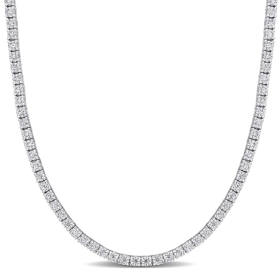 12.5 ct. DEW Created Moissanite Tennis Necklace - Available in 6 Sizes