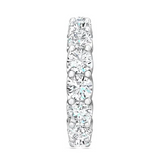4.00 CTW AGI Certified Lab-Grown Diamond Eternity Band Ring In U-Prong Setting | G/VS Clarity | Choice of 14K White or Yellow Gold