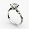 AGI Certified 3 CTW Lab Grown Diamond Solitaire Engagement Ring – G-VS Clarity, 14K White Gold