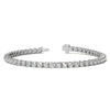 6.00 CTW AGI Certified Lab Grown Diamond Tennis Bracelet – 14K White Gold Overlay