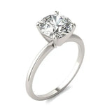2 CTW Round Lab Grown Diamond Solitaire Engagement Ring 14K White Gold (G-VS)