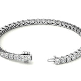 6.5 CTW Lab Grown Diamond Tennis Bracelet in 14kt White/Yellow Gold (G/VS) AGI Certified