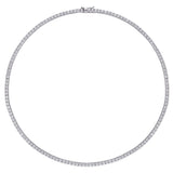 12 1/2 ct. DEW Lab-Created Brilliant Moissanite Tennis Necklace – 18"