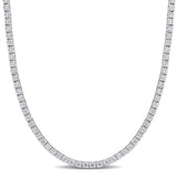 12 1/2 ct. DEW Lab-Created Brilliant Moissanite Tennis Necklace – 18"