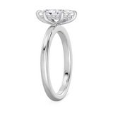 5.00 CT Lab Grown Diamond Solitaire Engagement Ring in 14K White Gold – G Color VS Clarity, IGI Certified