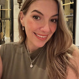 2.00 CTW Pear-Cut White Sapphire Halo Pendant Necklace with 14K Gold Overlay