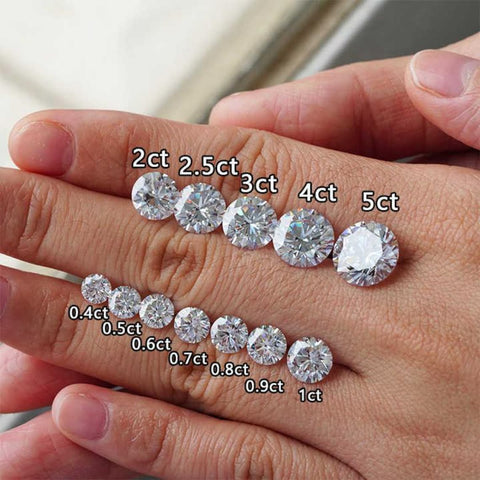 3.50 CTW Lab-Grown Round Diamond Stud Earrings in 14k Gold – E-F/VS AGI Certified