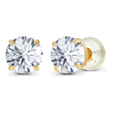 1.50 CTW AGI Certified Lab-Grown Diamond Stud Earrings in 14K White or Yellow Gold | F-G Color | VS Clarity | Ethical Luxury