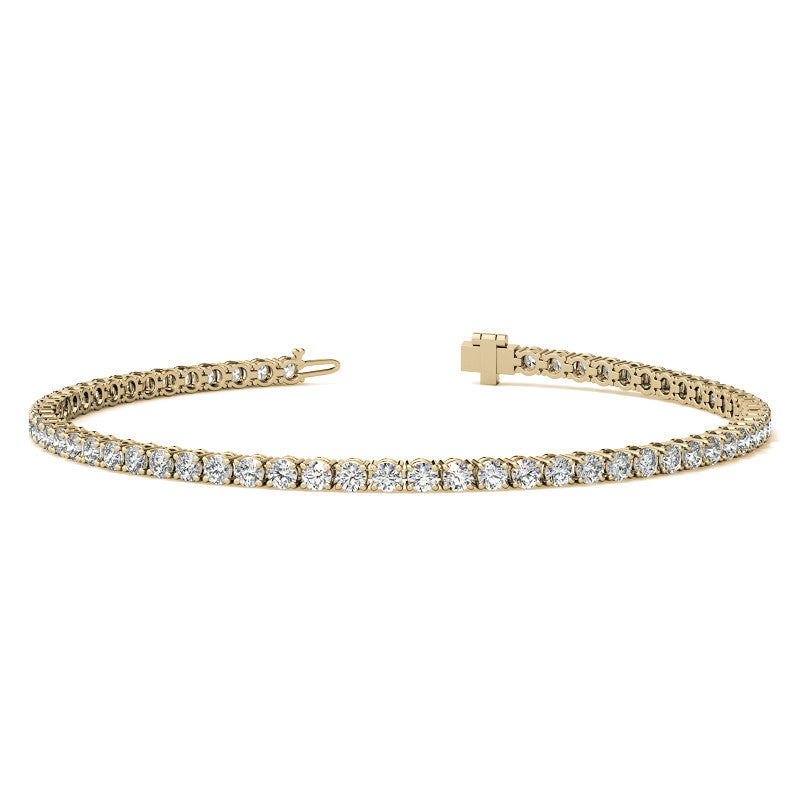 3 CT. T.W. Diamond Tennis Bracelet in 14K Gold (I/I2) | Zales