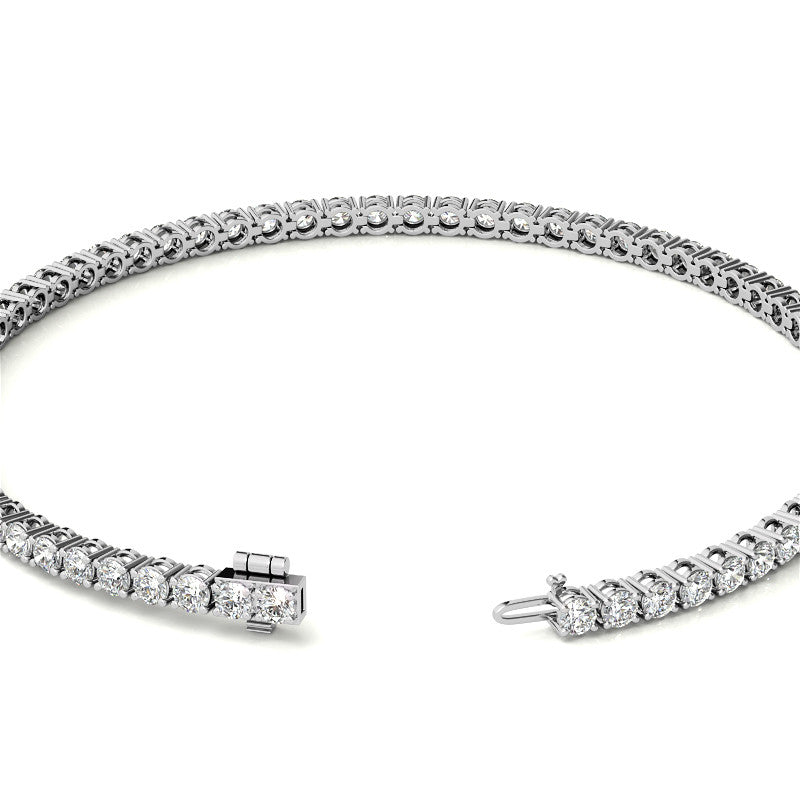 14kt gold whisper diamond tennis bracelet | Luna Skye