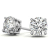 2.00 CTW AGI Certified Lab Grown Diamond (G-VS) Stud Earrings in 14K White or Yellow Gold